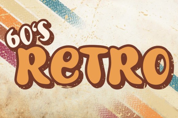 60’s Retro Font: A Vibrant Display Typeface for Digital Branding