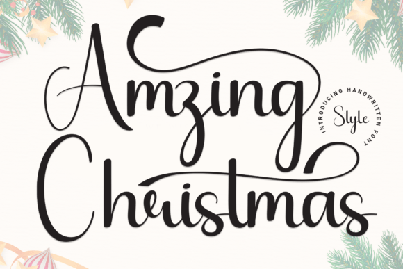 Amazing Christmas Font: A Friendly Handwritten Display Typeface for Seasonal Campaigns