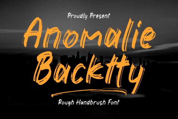 Anomalie Backtty: A Rough-Handbrush Script Font for Scroll-Stopping Campaigns