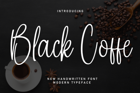 Black Coffe: A Warm, Modern Handwritten Typeface for Editorial Moments