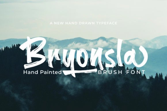 Bryonsla: A Handwritten Font That Makes Your Campaigns Instantly Recognizable
