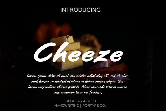 Cheeze Font: Handwritten Charm for Your Handmade Products