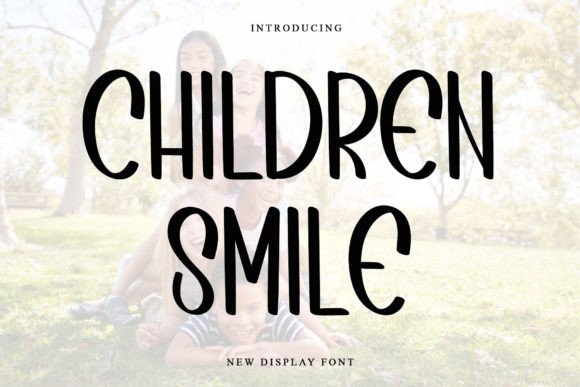 Children Smile: A Handwritten Font for Warm, Editorial Charm