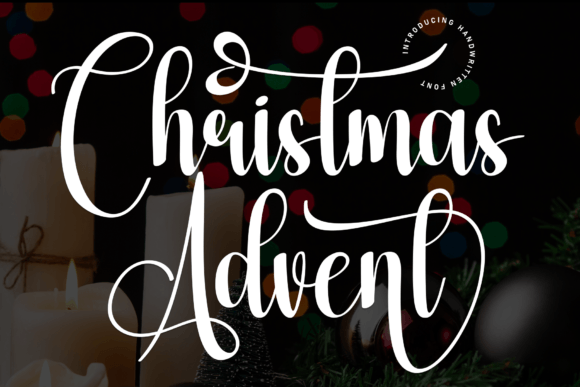 Christmas Advent: A Festive Handwritten Font for Brand Warmth