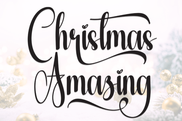 Christmas Amazing: A Handwritten Font That Elevates Your Brand