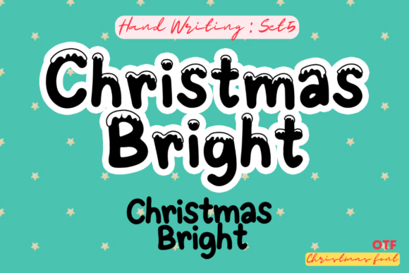 Christmas Bright 5: A Festive Script Font That Elevates Small Business Branding