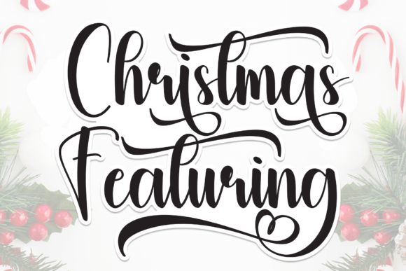 Christmas Featuring: A Festive Handwritten Font for Campaign Warmth