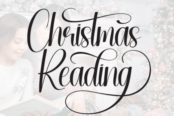 Christmas Reading: Elegant Script Font for Handmade Creations
