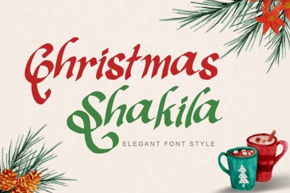 Christmas Shakila: A Handwritten Font That Converts