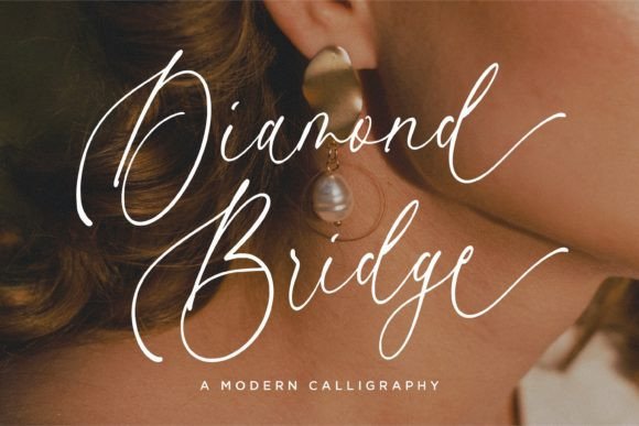 Diamond Bridge: A Modern Script Typeface for Editorial Elegance