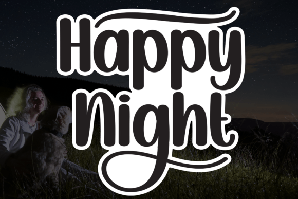 Happy Night: A Premium Script Font That Elevates Your Brand