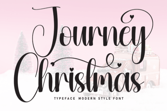 Journey Christmas: A Warm, Handwritten Font for Thoughtful Design
