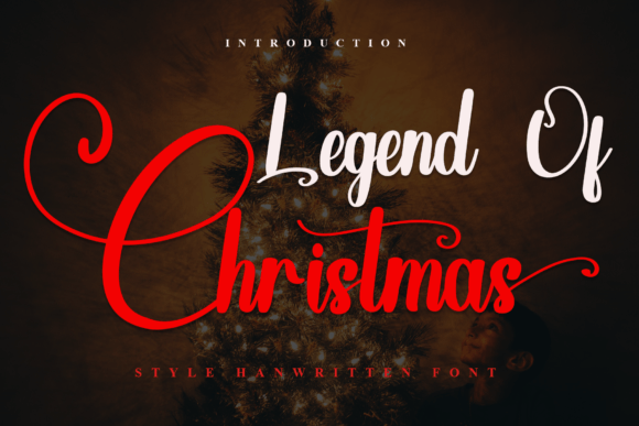 Legend of Christmas Font: Festive Script for Handmade Holiday Designs