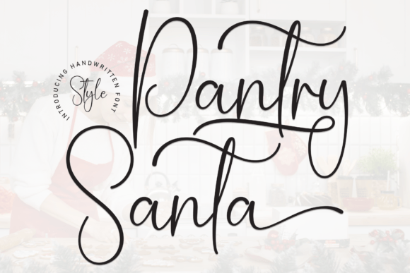 Pantry Santa: A Warm, Friendly Script Font for Small Business Brands