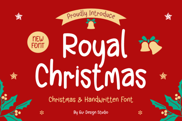 Royal Christmas Font: A Handwritten Script for Editorial Warmth