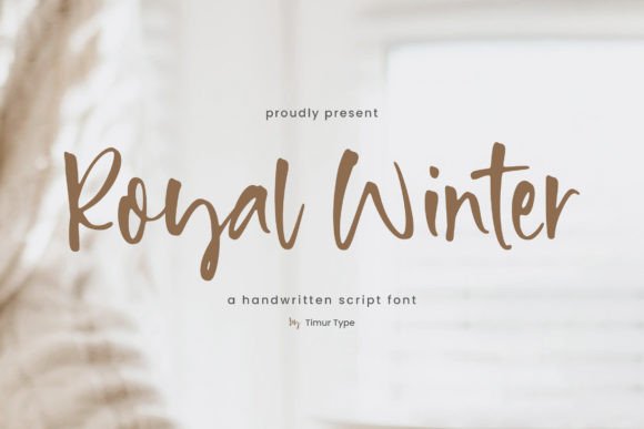 Royal Winter: A Refined Script Font for Editorial Warmth