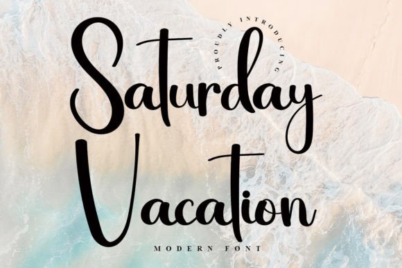 Saturday Vacation: A Friendly Handwritten Font for Digital Brands