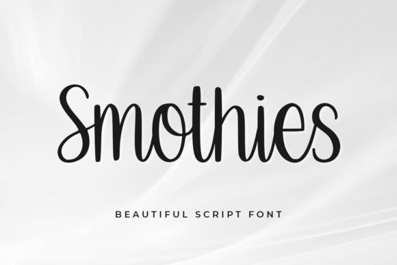 Smothies: A Handwritten Font That Feels Human on Every Screen