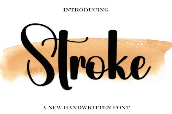 Stroke: A Modern Handwritten Typeface for Real Branding Work