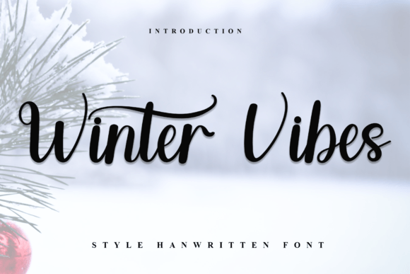Winter Vibes: A Handwritten Font That Elevates Real Small Business Branding