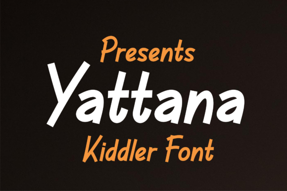 Yattana Kiddler: A Bold Handwritten Font for Confident Branding